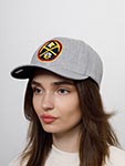Бейсболка MITCHELL NESS арт. HHSS3273-DNUYYPPPGYHT Denver Nuggets NBA (светло-серый)